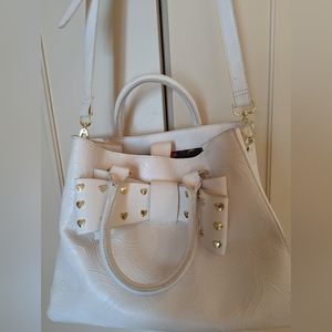 Betsy Johnson off-white purse